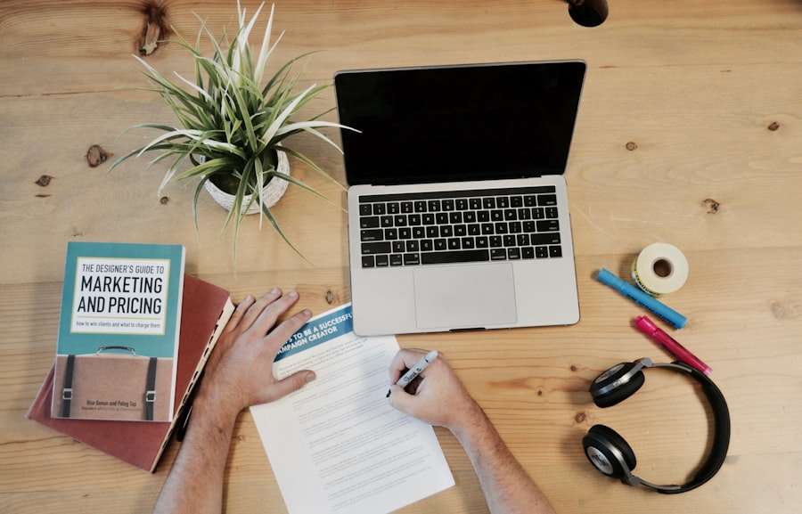 Social media content calendar and advertising performance metrics